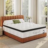 JEEKEA 12 Inch Full Size Mattress, Hybrid Memory Foam Mattress in a Box