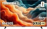 TOSHIBA 50" Class M450 Series QLED 4K UHD Smart Fire TV, Voice Remote with Alexa, Stream Live TV Without Cable