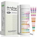 Water Testing Kits for Drinking Water: 125 Strips 16 in 1 Well and Drinking Water Test Kit, TESPERT Water Test Strips with Hardness, pH, Lead, Iron, Copper, Chlorine, and More