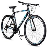RideOrigin Road Bike 700C City Commuter Bicycle for Men Women Adults, Black