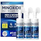 5% Minoxidil Foam for Men and Women, Minoxidil for Men Foam, 3 × 60 mL
