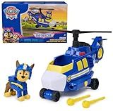 PAW Patrol: Air Rescue Chase Action Figure & Hero Helicopter Toy with Projectile Launcher & 2 Projectiles, Kids Toys for Boys & Girls Ages 3+