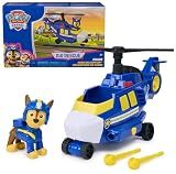 PAW Patrol: Air Rescue Chase Hero Helicopter Toy with Figure, 2 Projectiles