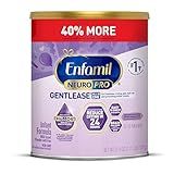 Enfamil NeuroPro Gentlease Baby Formula, Brain Building DHA, HuMO6 Immune Blend, Designed to Reduce Fussiness, Crying, Gas & Spit-up in 24 Hrs, Prebiotics to Promote Softer Stools, Baby Milk, 27.4 Oz