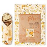 Beeswax Wraps for Food – Reusable Beeswax Bread Bag & Sandwich Wrap