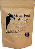 Raw Grass Fed Whey Protein Powder, Unflavored – 1 Ingredient, No Additives or Fillers, Undenatured, Made in USA, 12 oz