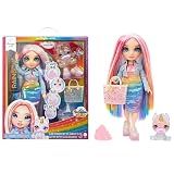 Rainbow High Amaya, Rainbow with Slime Kit & Pet, 11" Shimmer Posable Fashion Doll with DIY Sparkle Slime, Magical Yeti Pet, Fun Play Accessories, Great Toy Gift for Girls Kids Ages 4-12 Years