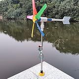 DIY Wind Turbine Generator Yard Decoration Lighted Wind Spinner