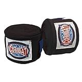 Combat Sports Semi-Elastic Handwraps (Black)