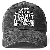 Jeasona Funny Garage Hat Car Gifts for Men Husband Dad Mechanic Christmas Birthday Anniversary Adjustable Baseball Cap