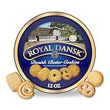 Royal Dansk Danish Butter Cookies, Premium Assorted Cookies in Gift Tin, Great for Sharing and Gifting, 12 oz