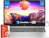 HP 15.6" Touchscreen Business Laptop Computer - with MS Office 2024 Lifetime License, Intel 6-core i3-1215U, 32 GB RAM, 1 TB SSD, UHD Graphics, Long Battery Life, Wi-Fi 6E, Windows 11 Pro, Copilot