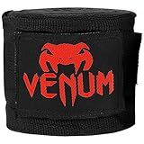 Venum Kontact Boxing Hand Wraps - Black/Red - 2.5m (98 in)