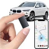Mini GPS Tracker for Vehicles - Tracker Device for Vehicles No Subscription No Monthly Fee Car Tracker Device Hidden Magnetic Real-Time Tracking GPS Tracker for Cars Kids Dogs