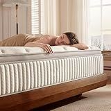 Sofelf Queen Mattress, 12 inch Queen Size Cool Memory Foam Mattresses for Pressure Relief, Medium Firm Hybrid Mattress in a Box, CertiPUR-US Certified