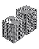 VEVOR Interlocking Drainage Mat, 12” x 12” Modular Interlocking Cushion, 50 Pcs Splicing Drainage Mats, Non-Slip Gray PP Drainage Floor Tile and Shower Mat, for Garage, Garden, Kitchen & Outdoor