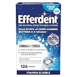 Efferdent Denture Cleaner Tablets, Deep Clean, 126 Count