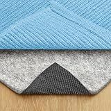 RUGPADUSA - Dual Surface - 8'x10' - 1/4" Thick - Felt + Rubber - Non-Slip Backing Rug Pad - Safe for All Floors