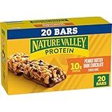 Nature Valley Protein Chewy Snack Bars, Peanut Butter Dark Chocolate, 20 Bars, 28.4 oz