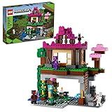 LEGO Minecraft The Training Grounds Toy Building Set 21183 Minecraft Toy for Kids, Boys and Girls Age 8+ Years Old, Building Kit with House, Cave, Trapdoor, and Ninja, Rogue and Bat Minecraft Figures