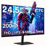 KTC 24.5'' Gaming Monitor 180Hz,Fast IPS 1080P 1 ms, 128% sRGB HDR10,Freesync,HDMI x 2 /DP x 1,VESA,Tilt Adjustable,Xbox PS5 Switch (HDMI Cable Included)