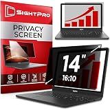 SightPro 14 Inch 16:10 Laptop Privacy Screen Filter - Computer Monitor Privacy Shield and Anti-Glare Protector
