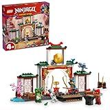 LEGO NINJAGO Ninja Spinjitzu Temple Building Toy Playset - Pretend Play Preschool Ninja Toy for Kids, Boys and Girls, Ages 4+ - with 4 Minifigures - Gift Idea for Birthdays - 71831
