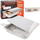 Camerons Large Stovetop Smoker, Hickory & Oak Wood Chips & Recipe Guide