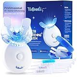 VieBeauti Teeth Whitening Kit with LED Light for Sensitive Teeth, 35% Carbamide Peroxide, Remineralizing Gel for Fast Results Mint