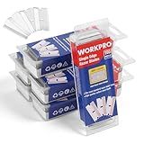 WORKPRO 600-Pack Single Razor Edge Blades, Industrial Scraper Razor Blades, High Carbon Steel One Edge Razor Blades