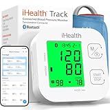 iHealth Track Smart Upper Arm Blood Pressure Monitor with Wide-Range Cuff