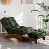 MAXYOYO Accent Chair with Ottoman, Lounge Chair with Adjustable Backrest