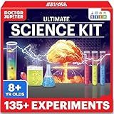 Doctor Jupiter Ultimate Science Kit, Chemistry Set for Kids Ages 8-9-10-11-12-13-14 | Birthday Gift Ideas for Boys & Girls 8+ Years Old | STEM Toy with 135+ Experiments | Learning & Educational Kits