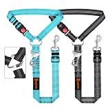 Laqibak Removable Dog Seat Belt Harness for Car, 3 in 1 Pet Seatbelt Leash