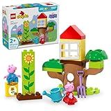 LEGO DUPLO Peppa Pig Garden and Tree House Toddler Toy, Building Block Learning Set for Preschool Kids with 2 Figures Included, Peppa Pig Toy Gift Idea for Toddlers Ages 2 and Up, 10431