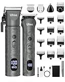Ufree Beard Trimmer for Men with Hair Clipper, Professional Hair Clippers for Men and Hair Trimmers, Cordless Electric Razor Mens Grooming Kit for Nose, Face, Ear, Body, Gifts for Men Husband Father