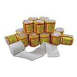 Le Roy Mexican Gauze Boxing Hand Wraps Elastic Bandages Revgear Ambra LeRoy Combat Sports Non-Sterile, 2" x 5.5 yd - 16 pack