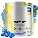 Cellucor C4 Sport Pre Workout Powder Blue Raspberry - Pre Workout Energy with 3g + 135mg Caffeine and Beta-Alanine Performance Blend - NSF Certified for Sport | 30 Servings