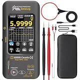 BSIDE 60000 Counts PV Multimeter, Power Measurement with 10000A Flexible AC Clamp Wire, Data Recorder with 3.98" Touch LCD, 1500VDC/1000VAC, Cap Diode Temp Amp Peak Teser for Photovoltaic Solar Panel