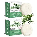 2 Pack Rosemary Shampoo Bar for Hair Growth,Deep Cleansing for Scalp Hair Loss Shampoo Soap,Organic Hair Oil Control,Solid Shampoo Bar,Refreshing and Hydrating Soap for Stocking Stuffers Women Gifts