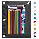 Forvencer Pencil Pouch for 3 Ring Binder, Large Pencil Case Pouch Binder
