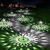 AUVERI Super Bright Solar Lights Outdoor Waterproof 10 Pack, from Dusk to Dawn Up to 12H Light for Outside, Auto On/Off Solar Powered Garden Pathway Lights, Landscape Lighting for Yard