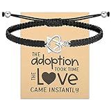TGBJE Adoption Symbol Charm Bracelet Gotcha Day Bracelet Adoption Gifts Adoptive Jewelry Adoptive Mom Jewelry Foster Parent Thank You Gift (adoption instantly br)