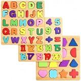 Wooden Puzzles for Toddlers 3-5, Montessori