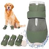 DcOaGt Dog Shoes Large Dogs XXL,Mesh Breathable Dog Boots & Paw Protector