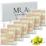 MR.A 23pcs Handmade Travel Soap, Mini Olive Hand Soap Individually Wrapped, Body Bath Gentle Bars Men Women, Travel Size Toiletries for Homeless and Hotel, Essentials Wash for Guest Bathroom