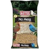 Kaytee Wild Bird (No Mess or Waste Free) Food Seed Blend For Blue Jays, Woodpeckers, Juncos, Cardinals, Grosbeaks, Sparrows, and Finches, 10 Pound, (Packaging May Vary)