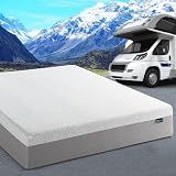 Zinus 10 Inch Short Queen Ultima RV Memory Foam Mattress, Medium Firm Feel