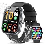 2026 Smart Watch for Men Women (Answer/Make Call), 1.96" HD Fitness Tracker Running Watch, IP68 Waterproof,Pedometer, Sleep/Step/Activity/Heart Rate Monitor,110+ Sport Mode Smartwatch for Android iOS