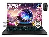 ASUS Vivobook S 14 AI OLED Laptop, Intel Core Ultra 5 226V, Intel Arc Graphics, Copilot+ AI, RGB Backlit KB, Wi-Fi 7, 2X Thunderbolt 4, Win11, w/Mousepad (16GB RAM | 1TB SSD)